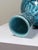 Vintage Vase in Painted Turquoise, 1950s For Sale - Image 13 of 17