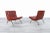 Thayer Coggin Mid-Century Leather and Iron "Scoop" Lounge Chairs by Milo Baughman, 1950s For Sale - Image 4 of 13