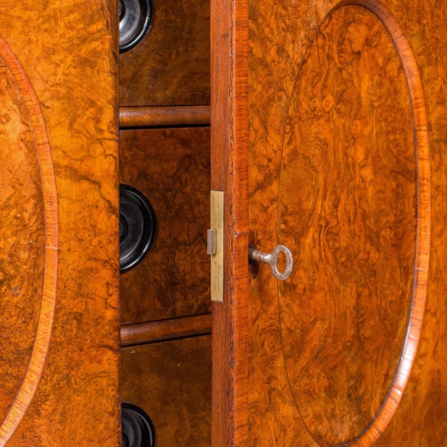 Antique Country House Napkin Drawers, English, Storage Cabinet, Early Victorian For Sale - Image 11 of 12