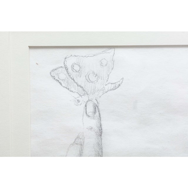 Thad Miller Signed Modern Figurative Signed Pencil Drawing on Paper Framed Art For Sale - Image 4 of 7