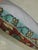 Contemporary Blue Vintage Medallion Turkish Rug Pillow For Sale - Image 3 of 5