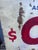 Mid 20th Century 1950's or 60's Hand-Painted Tire Sign, 2 sided! For Sale - Image 5 of 8