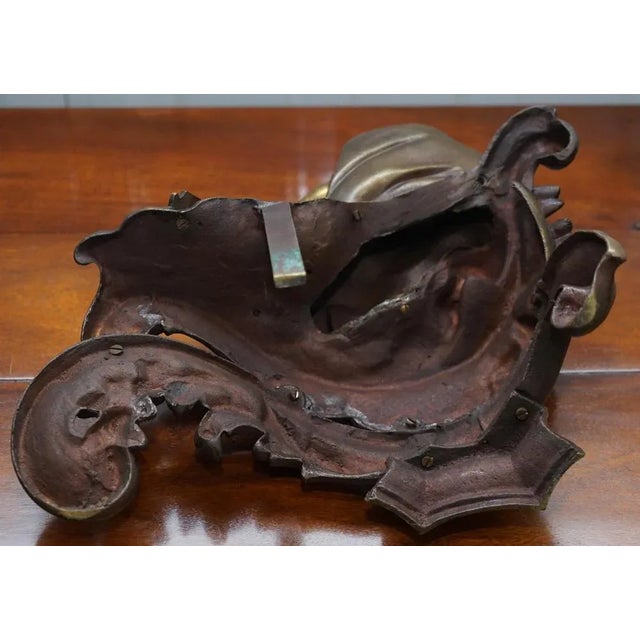 Early Louis XVI French Bronze Chenets after Bouhon Fres, Paris, Set of 2 For Sale - Image 10 of 18