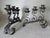 Early 20th Century Arts and Crafts, Mission, Vintage Wrought Iron Candlesticks, Spanish Revival For Sale - Image 5 of 5