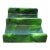 Mid- Century (112 Grams) Green Marbelized Swirl Catalin Bakelite Poker Card Deck Holder 20th C. For Sale