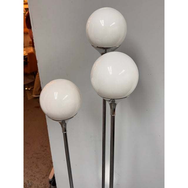 Chrome In Style of Targetti Sankey Space Age Floor Lamp, Circa 1970's For Sale - Image 8 of 12