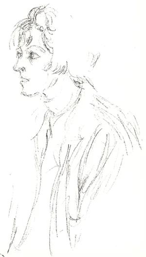 Untitled 1964 Lithograph by Alberto Giacometti