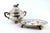 Silver Bonbon Jar on a Removable Plate with Goat-Shaped Knob Lid, Friezes and Raised Feet For Sale - Image 6 of 9