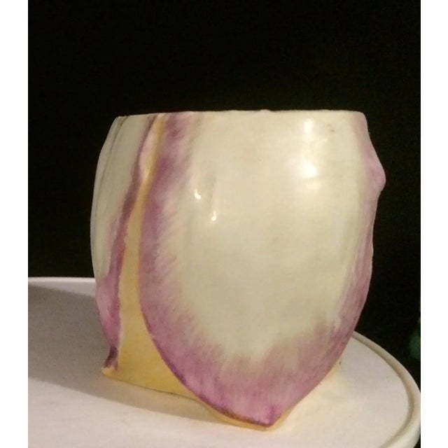 Victorian Mid 19th Century Small Victorian Iris Vase or Cache Pot, Germany For Sale - Image 3 of 10