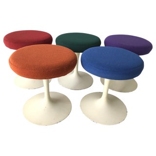 Knoll Eero Saarinen Tulip Stool Set For Sale