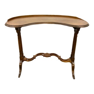 Vintage or Antique Kidney or Bean Shaped Writing Desk For Sale
