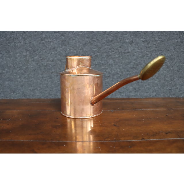 Late 20th Century Vintage Haws Copper & Brass Indoor Watering Can For Sale - Image 5 of 12