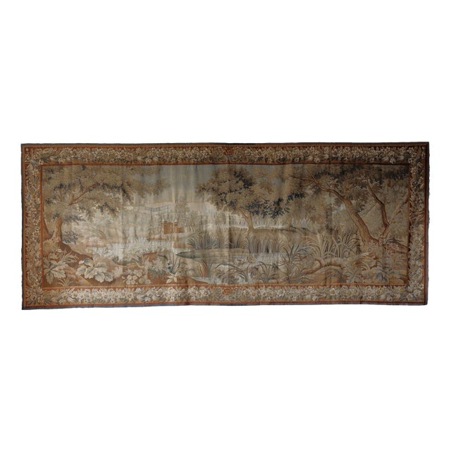 French Castle Gobelin, 1740s For Sale