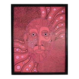 "You Are the Poison I Need" Mixed Media Painting on Wood Panel by r.a. Buys For Sale