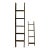 Pair of Vintage Miniature Wooden Ladders, 1970s–1980s For Sale