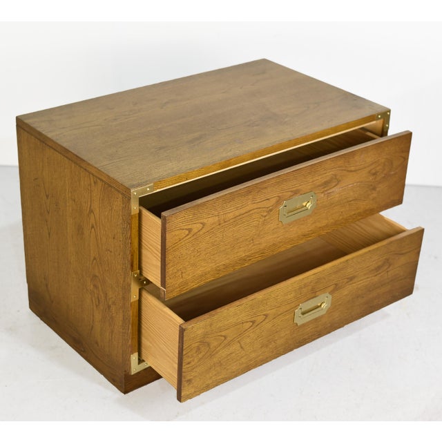 1970s 1970s Campaign Nightstand - Single Unit For Sale - Image 5 of 10