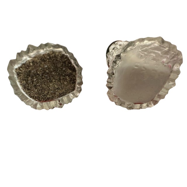 Vintage Cut Crystal & Sterling Silver Salt & Pepper Shakers An elegant pair of vintage cut crystal salt and pepper shakers...