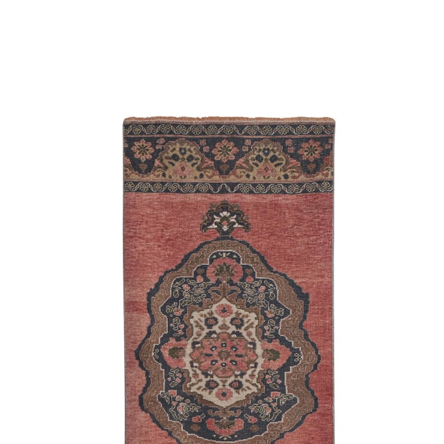 Mid-Century Modern 1960s Vintage Turkish Extra-Long Hallway Runner 2'8'' X 22'7'' For Sale - Image 3 of 12