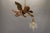 French Art Nouveau Cherub Pendant Light in Carved Wood & Frosted Glass, 1920 For Sale - Image 12 of 18