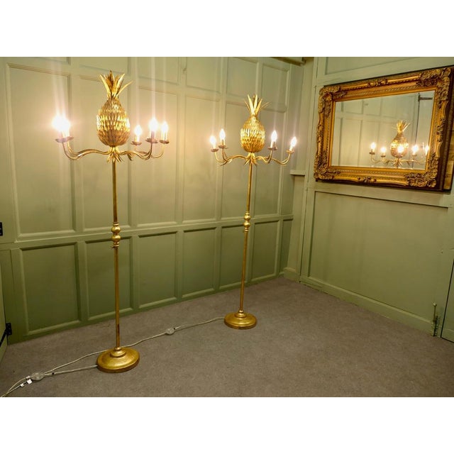 1960s Style Tree Floor Light A nostalgic look back at the 1960s, remembering Brass Palm and tree lights. These Large 5 arm...