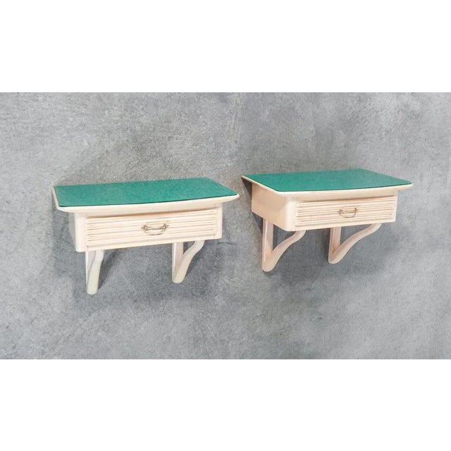 Italian Bedside Tables in the Style of Valabrega, Set of 2 For Sale - Image 9 of 9