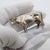 A substantial vintage miniature depicting a cow, handmade in Italy around the 1940s to 1950s in genuine Italian silver....
