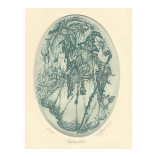 1983 Marsha However Sorcerer Etching For Sale