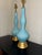 Murano 1950s Murano Empoli Blue Table Lamps - Pair For Sale - Image 4 of 5