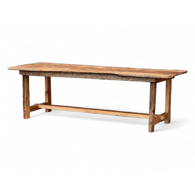 Archaic’s French farmhouse dining tables are built to order from reclaimed vintage lumber, carrying forward the integrity...