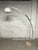 Silver Extendable Arc Lamp, 1970s For Sale - Image 8 of 14