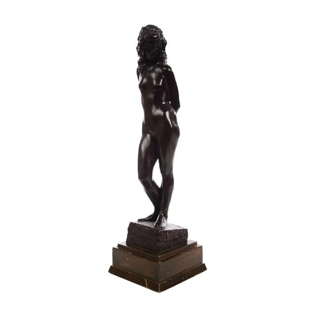 Guy Charles Revol -(France 1912 -91) Nude Female Bronze Sculpture A beautiful piece that will add to your décor!