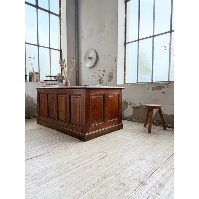 Vintage Oak Counter, 1950s For Sale - Image 3 of 18