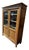 Walnut Display Cabinet, 1890s For Sale
