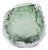 Emerald Crystalized Glass Vase- Small For Sale