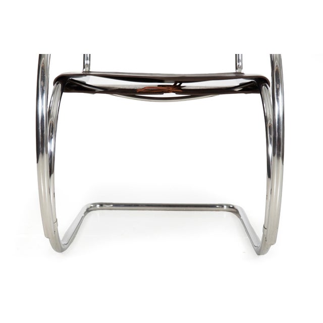 Pair of Mr20 Chrome Steel & Leather Armchairs, Mies Van Der Rohe, Circa 1970s For Sale - Image 15 of 16