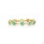 3.14 Carat Round Brilliant Cut Diamond Emerald Gold Bracelet For Sale - Image 4 of 9