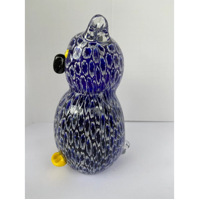 Mid-Century Millefiori Glass Owl For Sale - Image 4 of 7