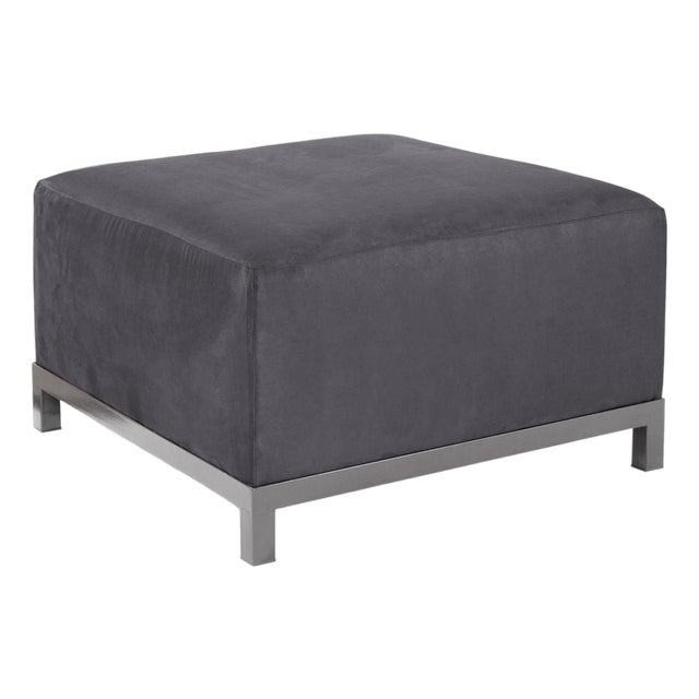 Axis Ottoman Regency Gray Titanium Frame For Sale