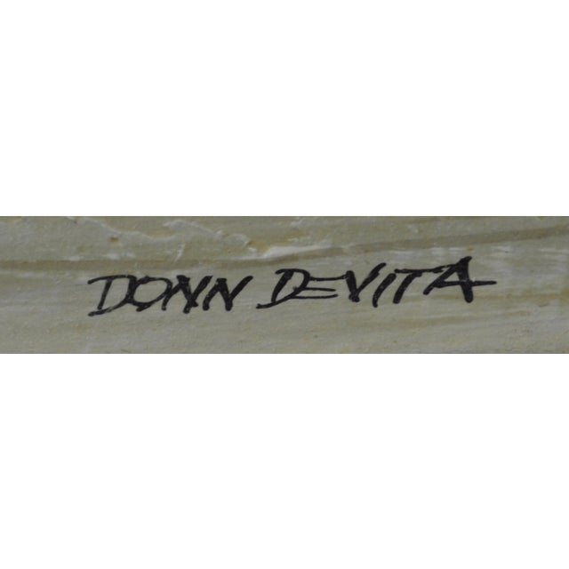 Late 20th Century Donn DeVita Original Impressionist Painting Signed & Framed For Sale - Image 4 of 5