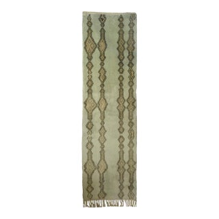 Custom Beni Mrirt Wool Runner 3' X 10' For Sale