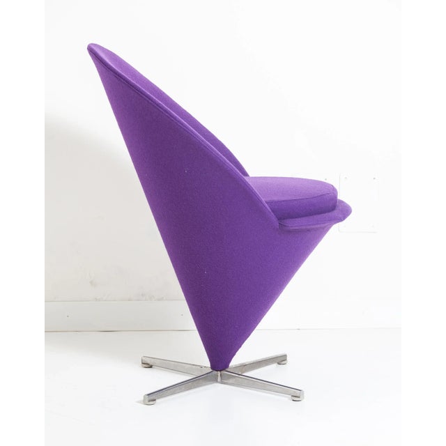 Mid-Century Modern Cone Chair by Verner Panton, 1950s For Sale - Image 3 of 7