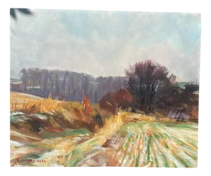 Tony Reniers, Landscape, 1984, Oil on Panel