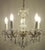 Antique Brass Lead Crystal Palme and Walter Chandelier from Palwa, 1950s For Sale - Image 9 of 10