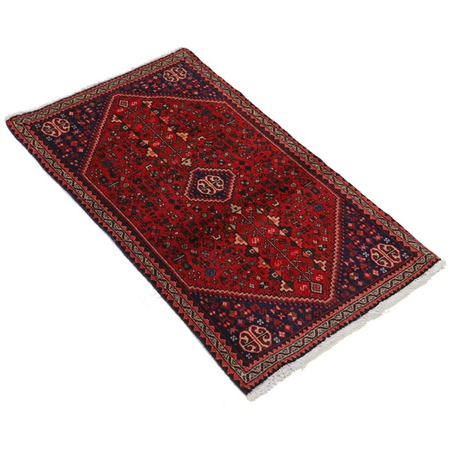 A very attractive and durable carpet woven in the village of Abadeh in southwestern Persia. The pattern is influenced by...