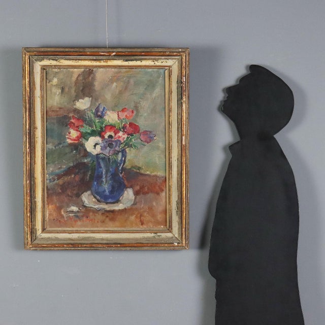 Oil on canvas signed at the bottom left by Carlo Cherubini. The title of the work is noted in pencil on the back of the...