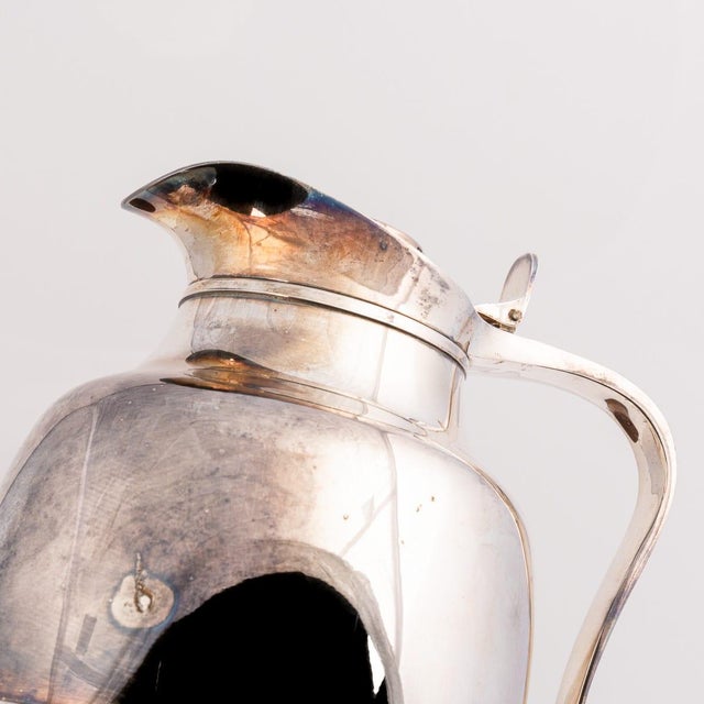 Vintage 20th Century Italian Silver Plated Hot Water Flask from Gucci, 1980s For Sale - Image 6 of 10