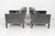 Textile Pair Rose Tarlow Melrose House Lounge Chairs / Armchairs For Sale - Image 7 of 16
