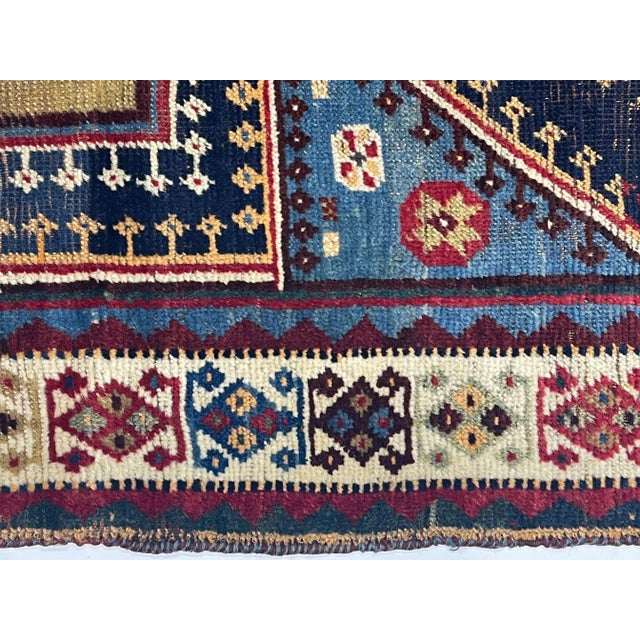 Antique Tribal Persian Qashqai Gabbeh Rug 4'5" X 7’1” For Sale - Image 4 of 6