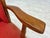 Wood Scandinavian Armchair in Red Wool and Beech, 1960s For Sale - Image 7 of 18