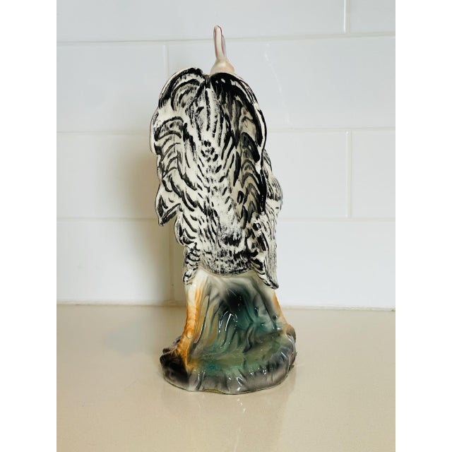 Mid 20th Century Ceramic Rooster, Vintage For Sale - Image 5 of 9